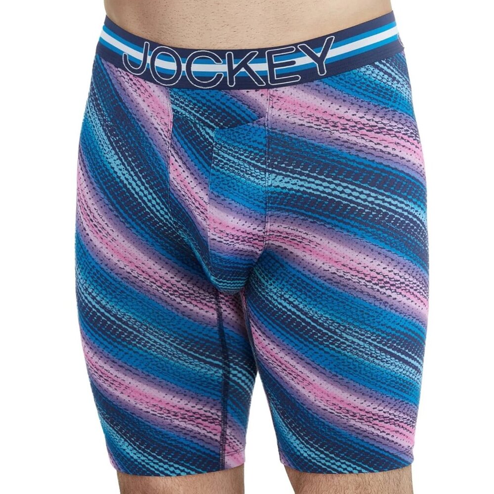 Jockey Men's Sport Stability Pouch Microfiber 11" Quad Short